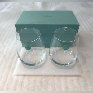 Tiffany & Co. Tumbler in Crystal Glass, Set of Two